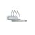 Ideal Lux Fali lámpa BOW AP36 CROMO 005386