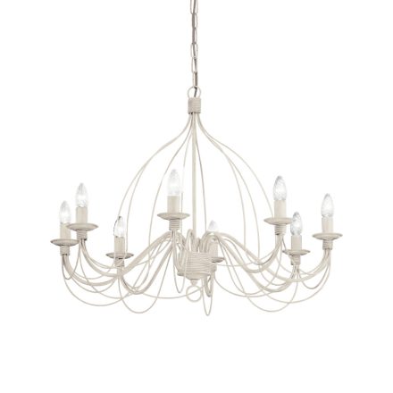Ideal Lux Csillár CORTE SP8 BIANCO ANTICO 005898