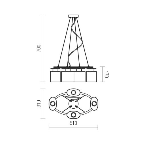 Redo SML Függeszték 01-1030 SHAPE