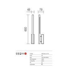 Redo Fali lámpa 01-1205 WAND