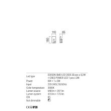 Redo Fali lámpa 01-1494 QUDA