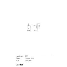 Redo Fali lámpa 01-1549 MILLER