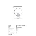 Redo Fali lámpa 01-1907-TRIAC ORBIT
