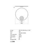 Redo Fali lámpa 01-1909-TRIAC ORBIT