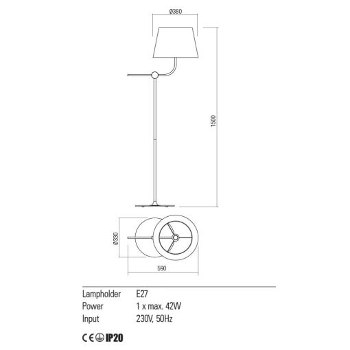 Redo Álló lámpa 01-1982 MORRIS