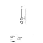 Redo Függeszték 01-2066 PLUMEN
