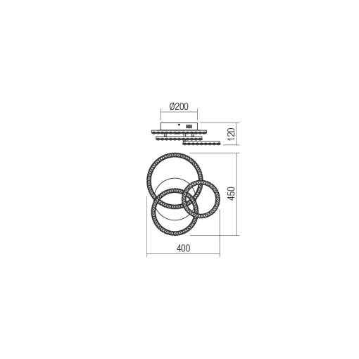 Redo Mennyezeti lámpa 01-2171 NUNZIA
