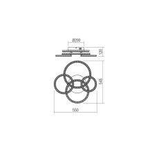 Redo Mennyezeti lámpa 01-2172 NUNZIA