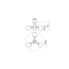 Redo Mennyezeti lámpa 01-2176 SEMIA