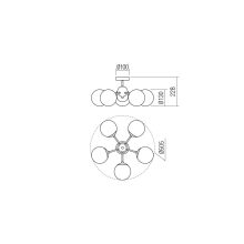 Redo Mennyezeti lámpa 01-2177 SEMIA