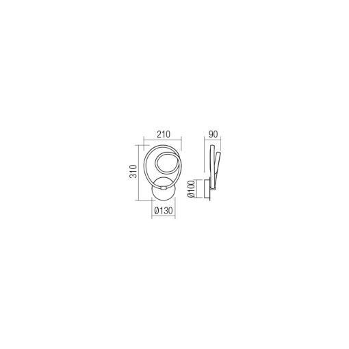 Redo Fali lámpa 01-2188 SINTRA