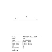 Redo Fürdőszobai lámpa 01-2292 ERMES