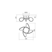 Redo Mennyezeti lámpa 01-2346 CIGNO