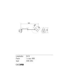 Redo Fali lámpa 01-2368 PIVOT