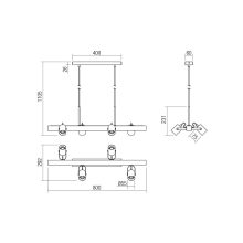 Redo Mennyezeti lámpa 01-2417 TAFFI