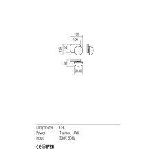 Redo Fali lámpa 01-2469 LUMIEN