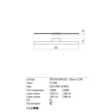 Redo Fürdőszobai lámpa 01-2505 BARRIO