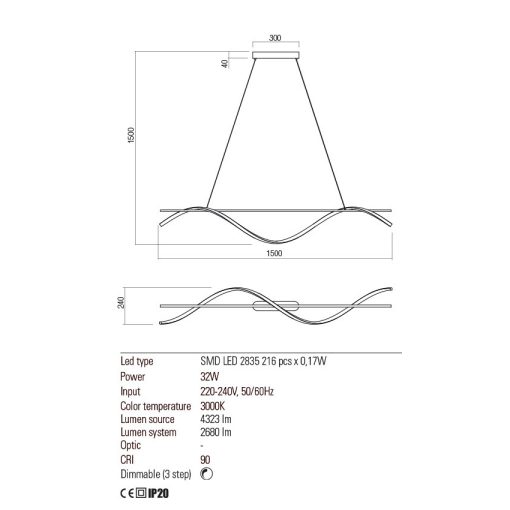 Redo Függeszték 01-2516 SAVAGE