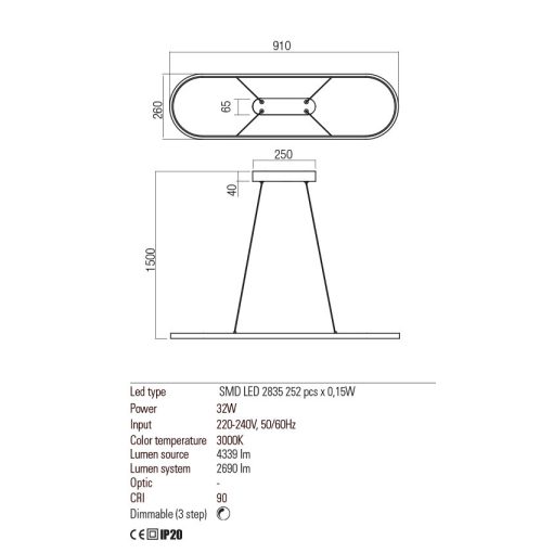 Redo Függeszték 01-2524 LAP