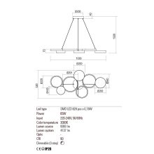 Redo Mennyezeti lámpa 01-2547 CRONOS