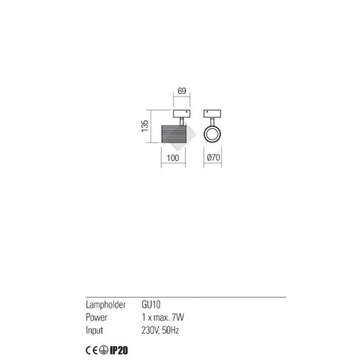 Redo Fali lámpa 01-2553 DELPHI