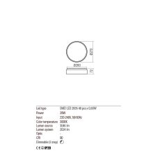 Redo Mennyezeti lámpa 01-2566 YOMO