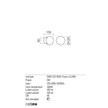 Redo Fali lámpa 01-2600 BILIA