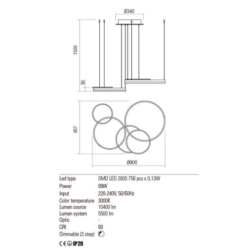 Redo Függeszték 01-2607 SIGUA