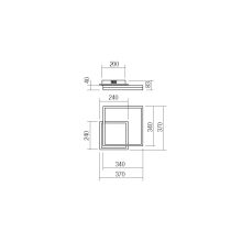 Redo Fali lámpa 01-2636 PRISMA