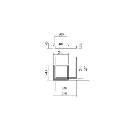 Redo Fali lámpa 01-2637 PRISMA