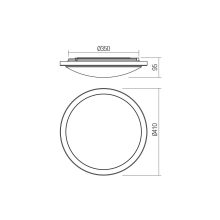 Redo Mennyezeti lámpa 01-2724 FIZZ