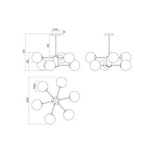 Redo Mennyezeti lámpa 01-2943 MUNDI