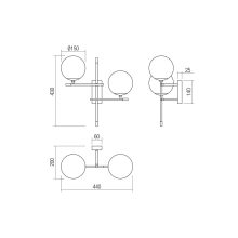 Redo Fali lámpa 01-2947 ESSENTIAL