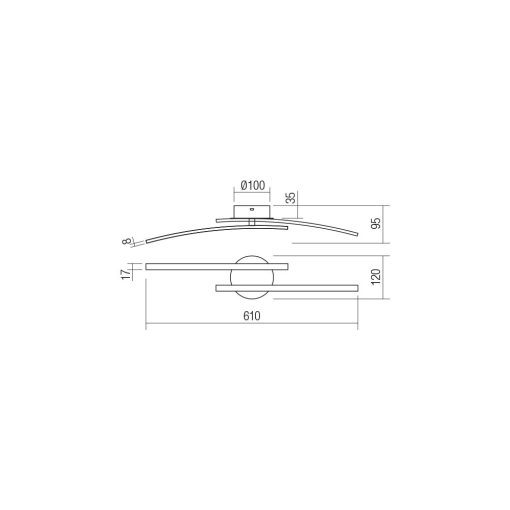 Redo Fali lámpa 01-2962 YUNO