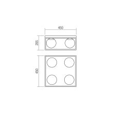 Redo Mennyezeti lámpa 01-3055 ZODIAC