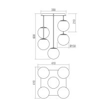 Redo Mennyezeti lámpa 01-3070 BOLDY