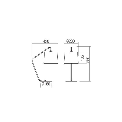 Redo Asztali lámpa 01-3076 KERMIT