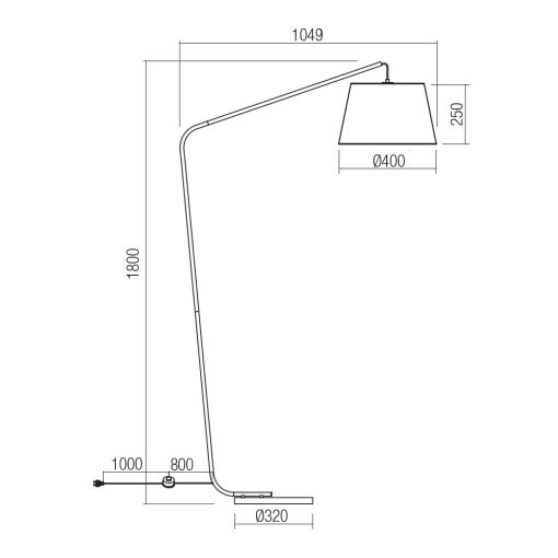 Redo Álló lámpa 01-3078 KERMIT