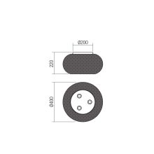 Redo Mennyezeti lámpa 01-3139 CROKET