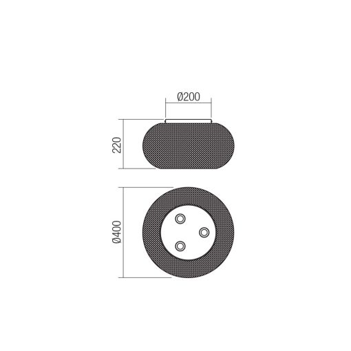Redo Mennyezeti lámpa 01-3139 CROKET