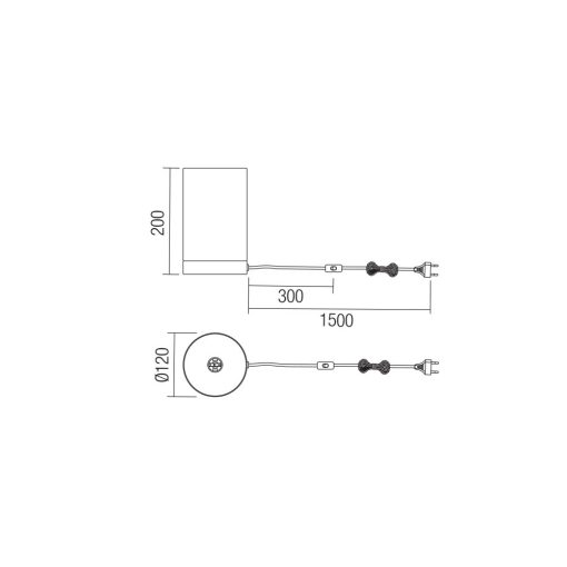 Redo Asztali lámpa 01-3146 TUBE