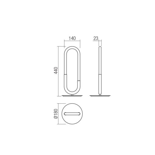 Redo Asztali lámpa 01-3185 LATIUM