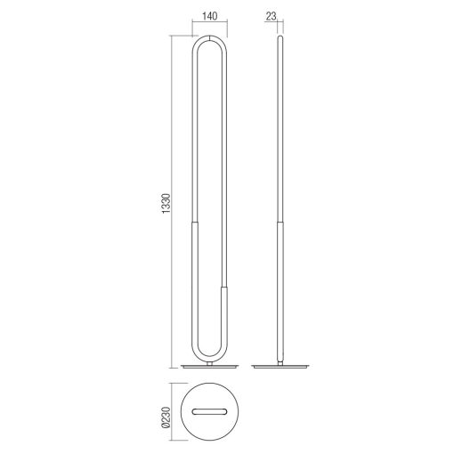 Redo Álló lámpa 01-3187 LATIUM