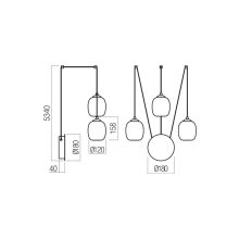 Redo Fali lámpa 01-3485 KHADI