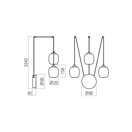 Redo Fali lámpa 01-3485 KHADI