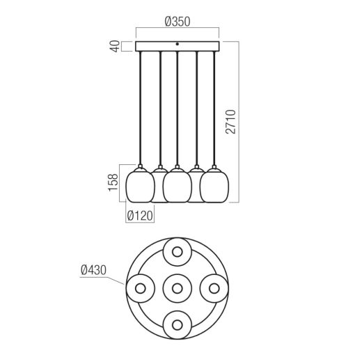 Redo Függeszték 01-3488 KHADI