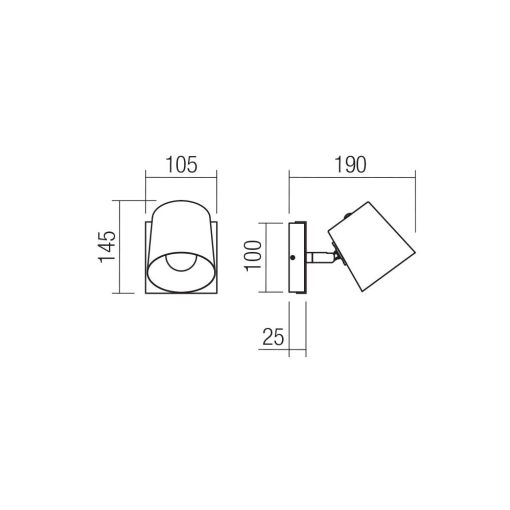 Redo Fali lámpa 01-3494 OAKER