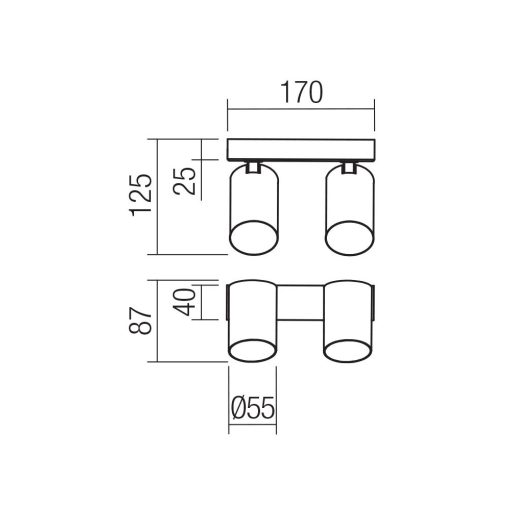 Redo Spot lámpa 01-3504 MODI
