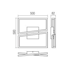 Redo Mennyezeti lámpa 01-3538 SLASH