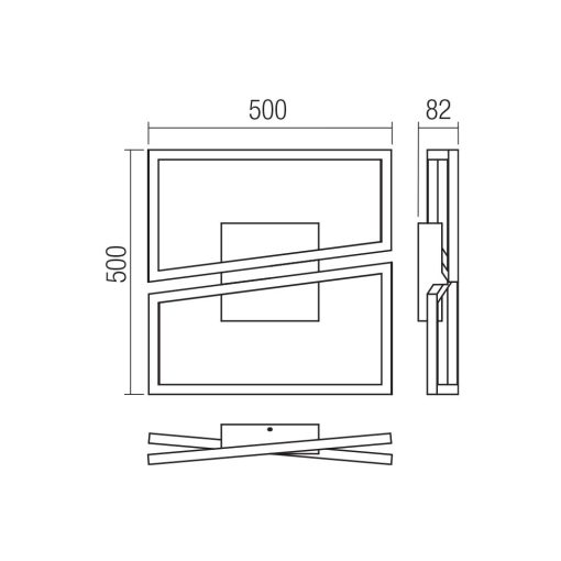 Redo Mennyezeti lámpa 01-3539 SLASH